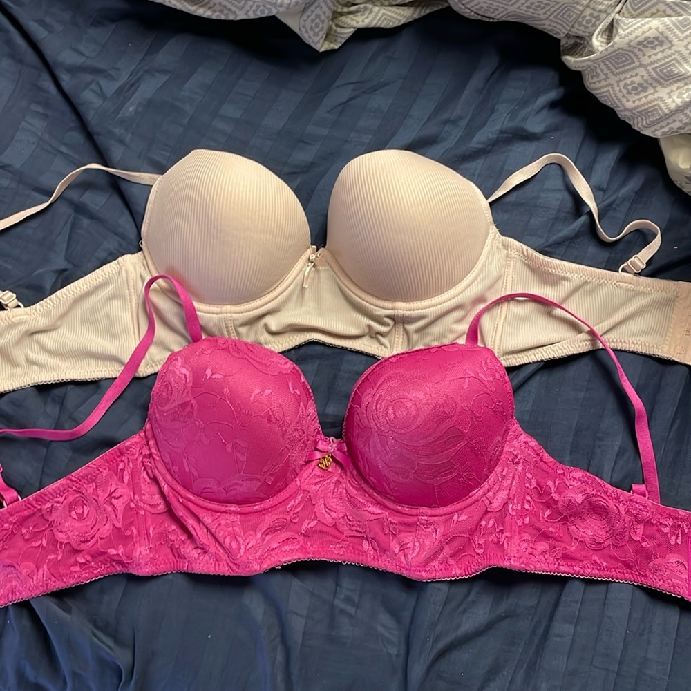 Light pink and dark pink / daisy fuentes
